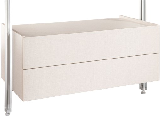 Relax W900mm Double Drawer Box