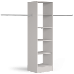 Tower Unit 600mm with 5 shelves