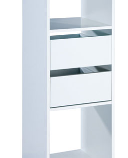 Basix Drawer Pack - White